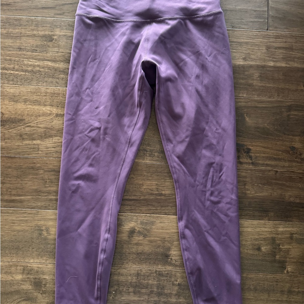 lululemon athletica wunder train contour fit High-Rise Leggings Grape Thistle